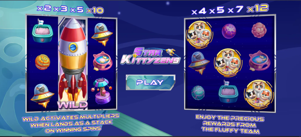 Star Kittyzens Slot Menu