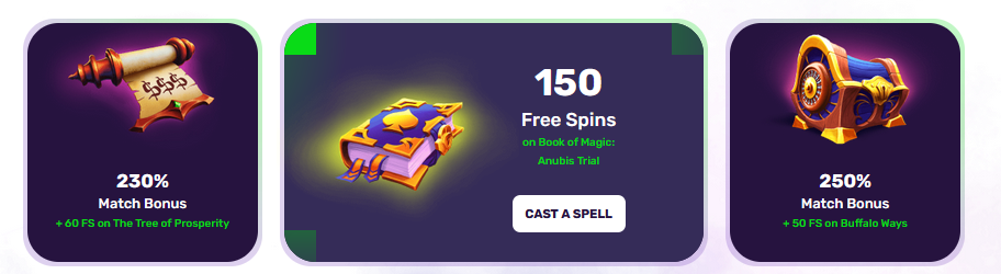 Shazam Casino Adventure Bonuses