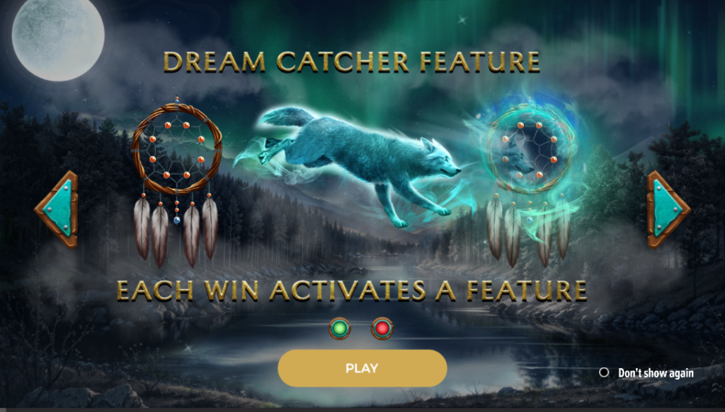 Menu of Wilderness Wolves Slot
